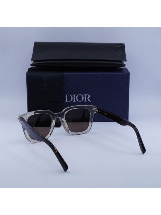 Dior DIORBLACKSUIT S10I 78F0 Sunglasses Beige Square Frame, Brown Lenses